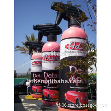 Large advertising inflatable fire extinguisher